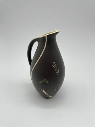 Vase 60er Jahre Ritztechnik Studiokeramik #164