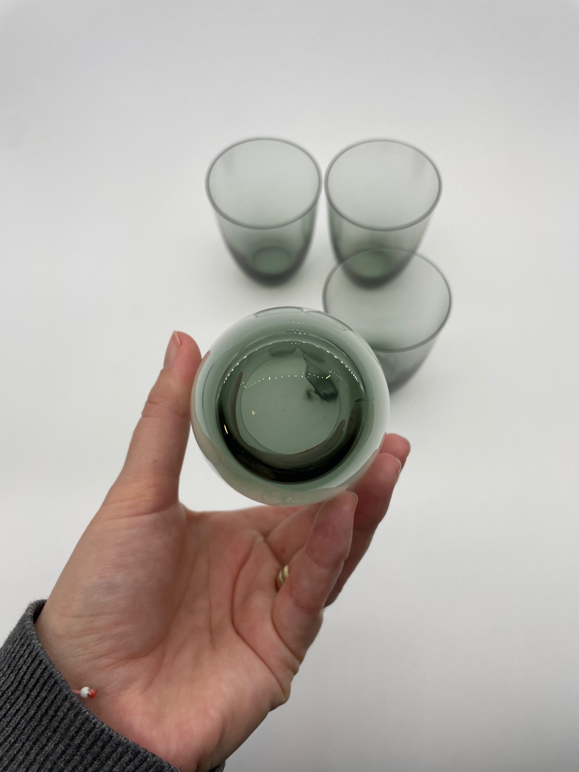 4er Set Rauchglas Gläser extra dünn edel – Bild 5