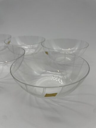 6er Set feine Kristallglas Schalen Komet #660
