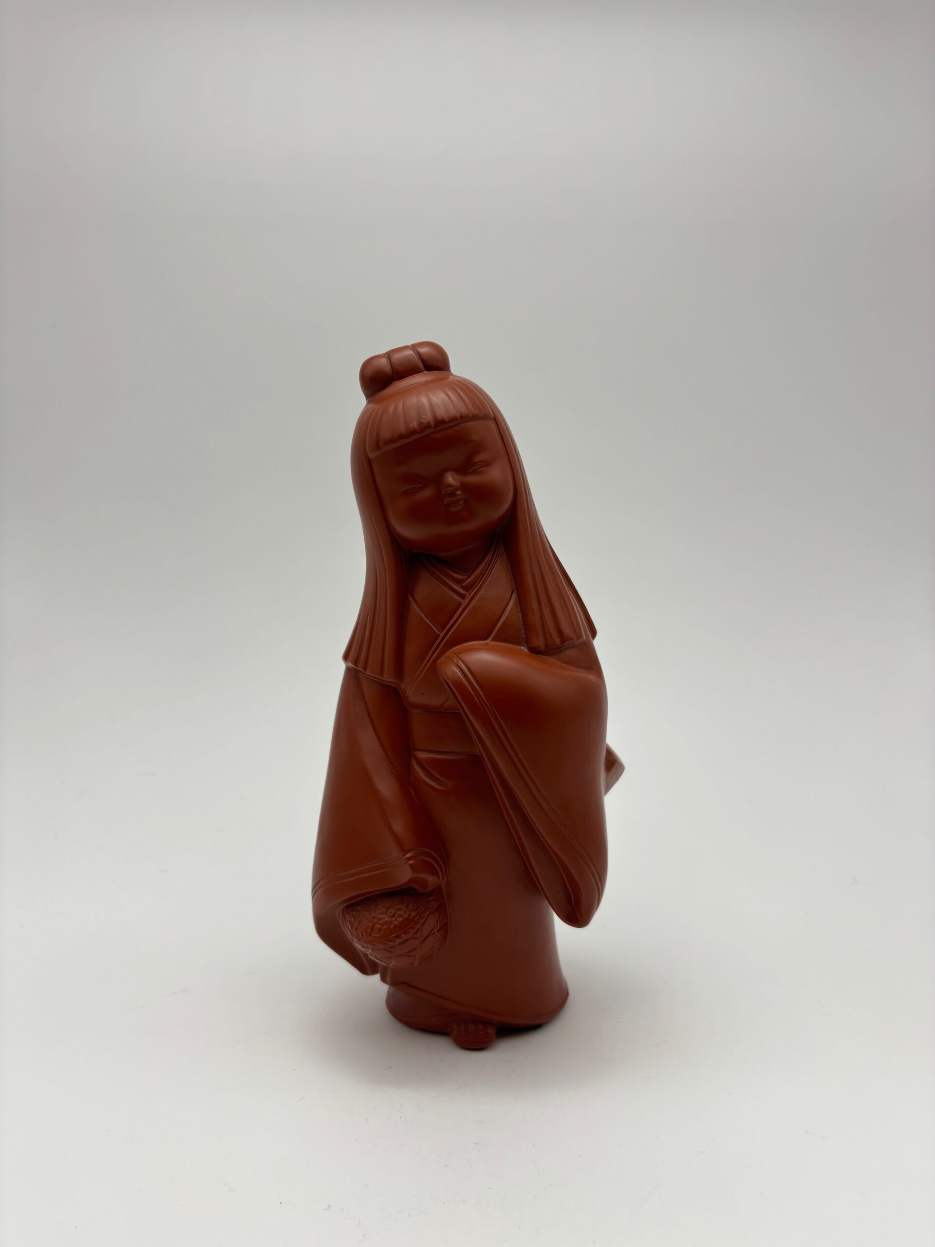 Tokoname Keramik Tonfigur Mädchen Japan #792 – Bild 2