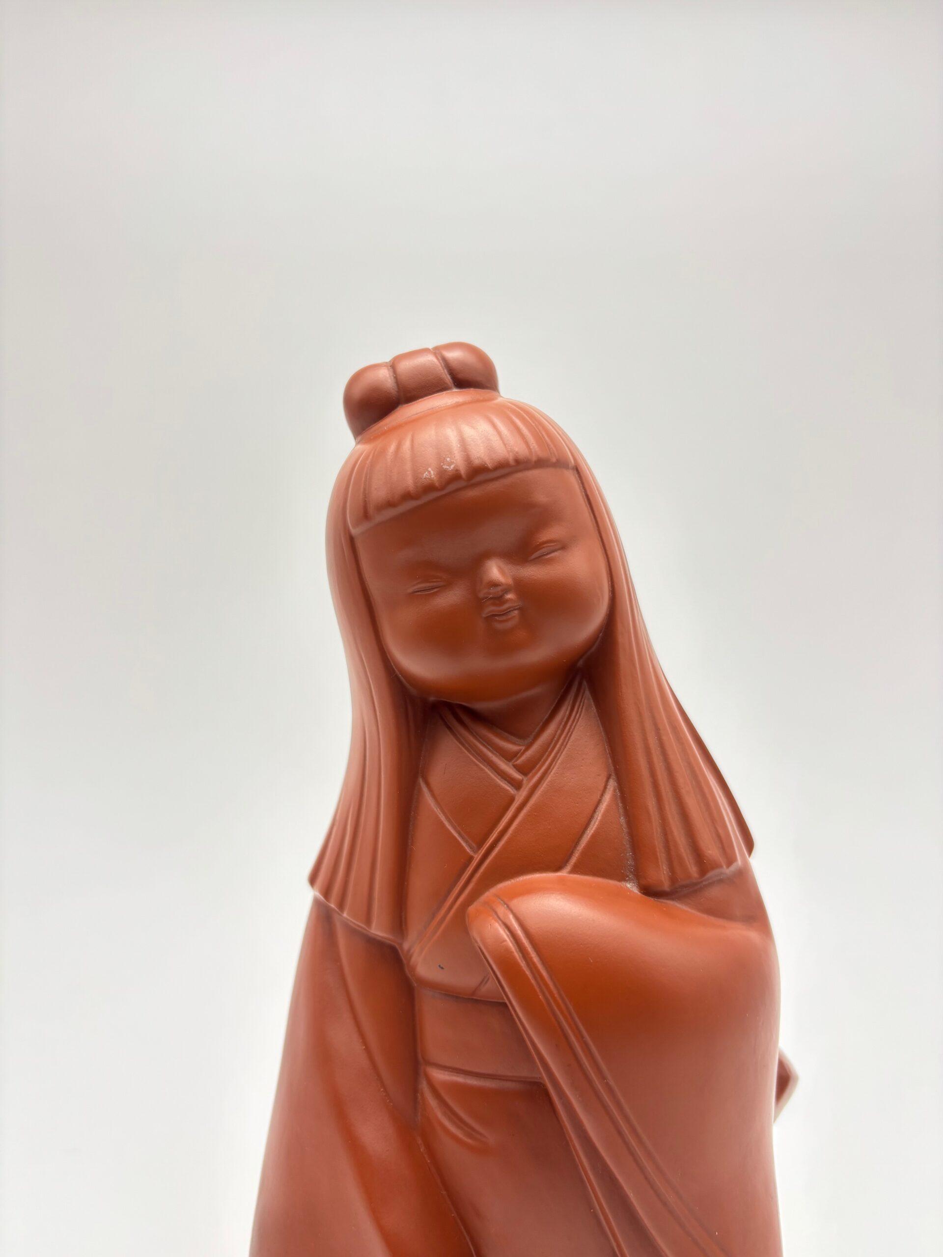 Tokoname Keramik Tonfigur Mädchen Japan #792