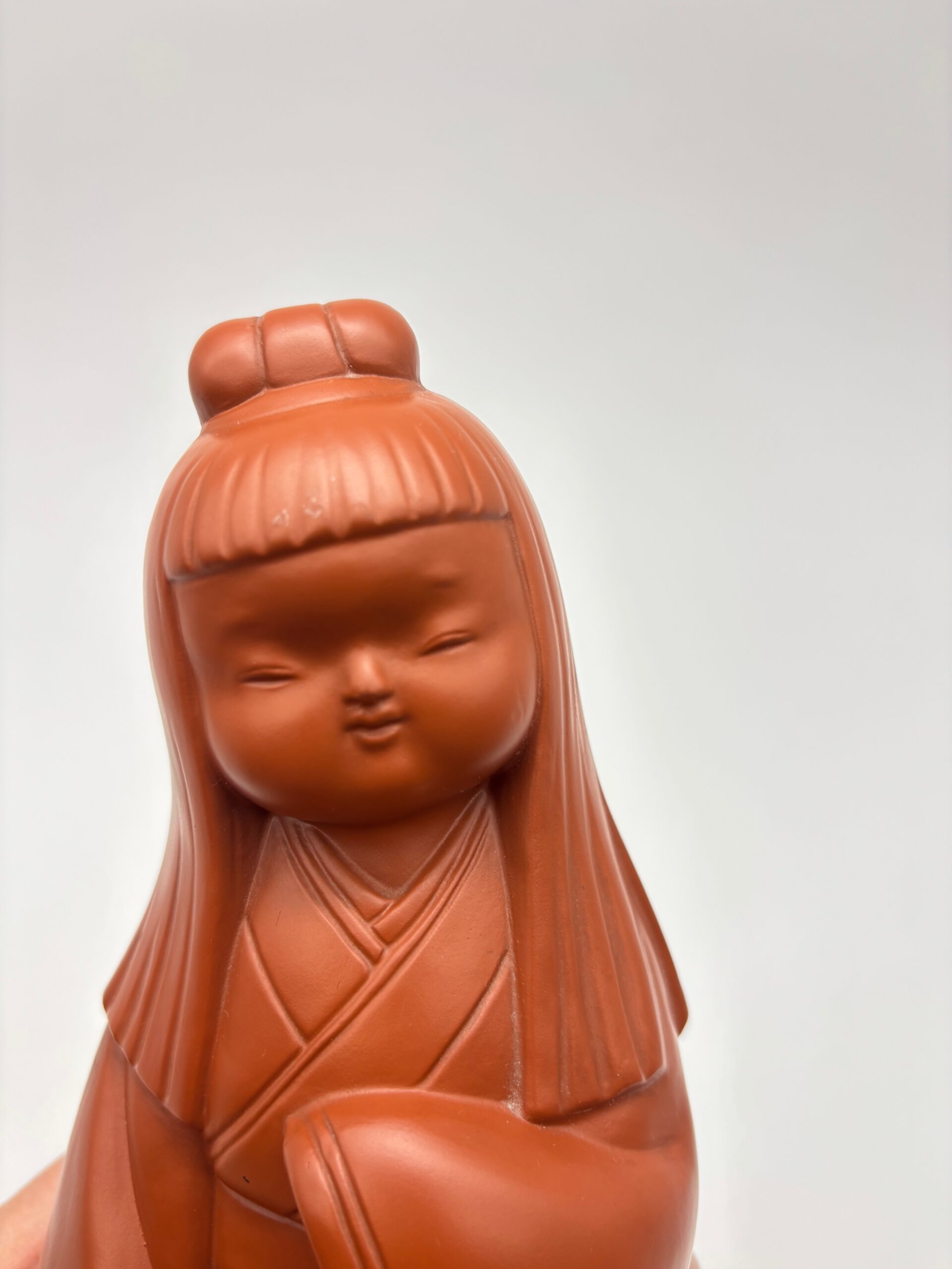 Tokoname Keramik Tonfigur Mädchen Japan #792 – Bild 3